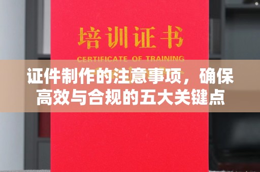 磁县证件制作的注意事项，确保高效与合规的五大关键点