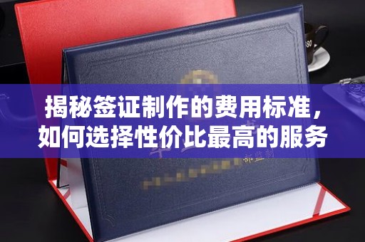 磁县揭秘签证制作的费用标准，如何选择性价比最高的服务？