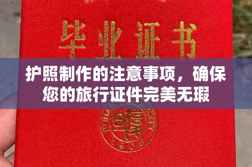 磁县护照制作的注意事项，确保您的旅行证件完美无瑕