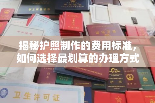 磁县揭秘护照制作的费用标准，如何选择最划算的办理方式？