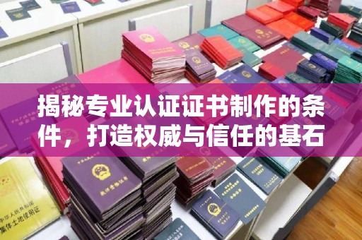 磁县揭秘专业认证证书制作的条件，打造权威与信任的基石