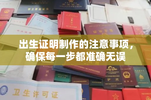 磁县出生证明制作的注意事项，确保每一步都准确无误